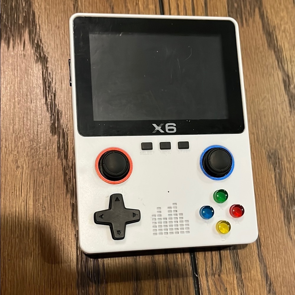 X6 Handheld Gaming Console - White